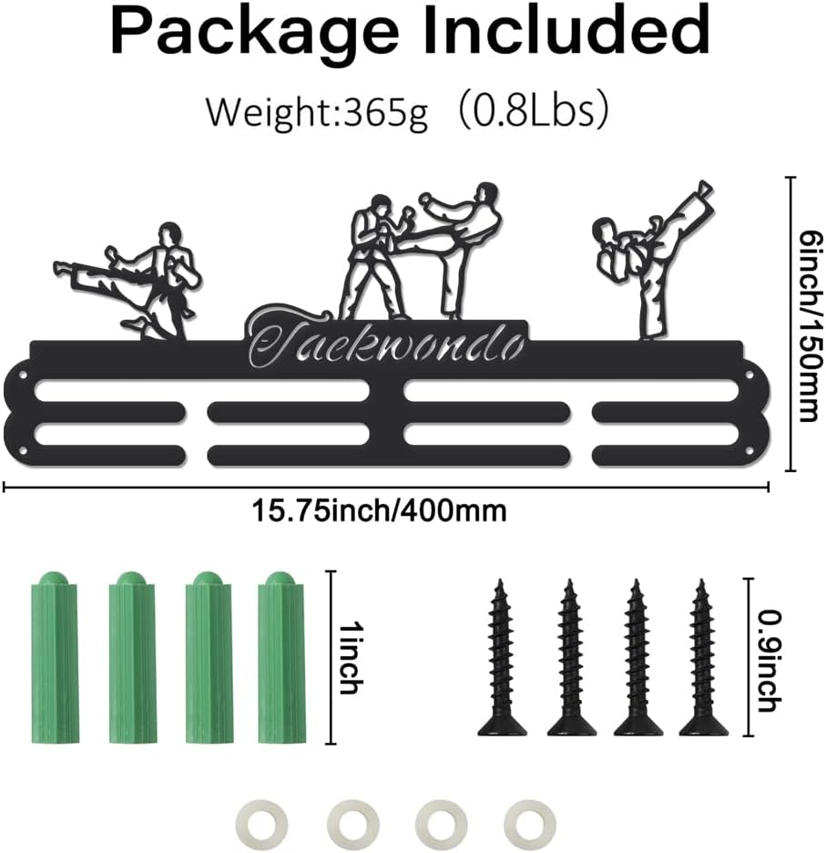 SUPERDANT Medal Holder Sports Medal Hanger Display Award Ribbon Holder Hanging Display Metal Display Lanyard Display