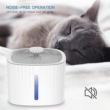 Streak Cat Dog Water Dispenser For Pets Automatic Water Dispenser 3 Liter Capacity With Led Light [Energy Class A]