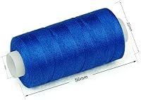 Vista 3 de Simthread 12 Colores Multiusos Hilo de Algodón para Acolchado 50s/3 Hilo para Piezas, Costura, etc. - 503 Metros Cada 12C01