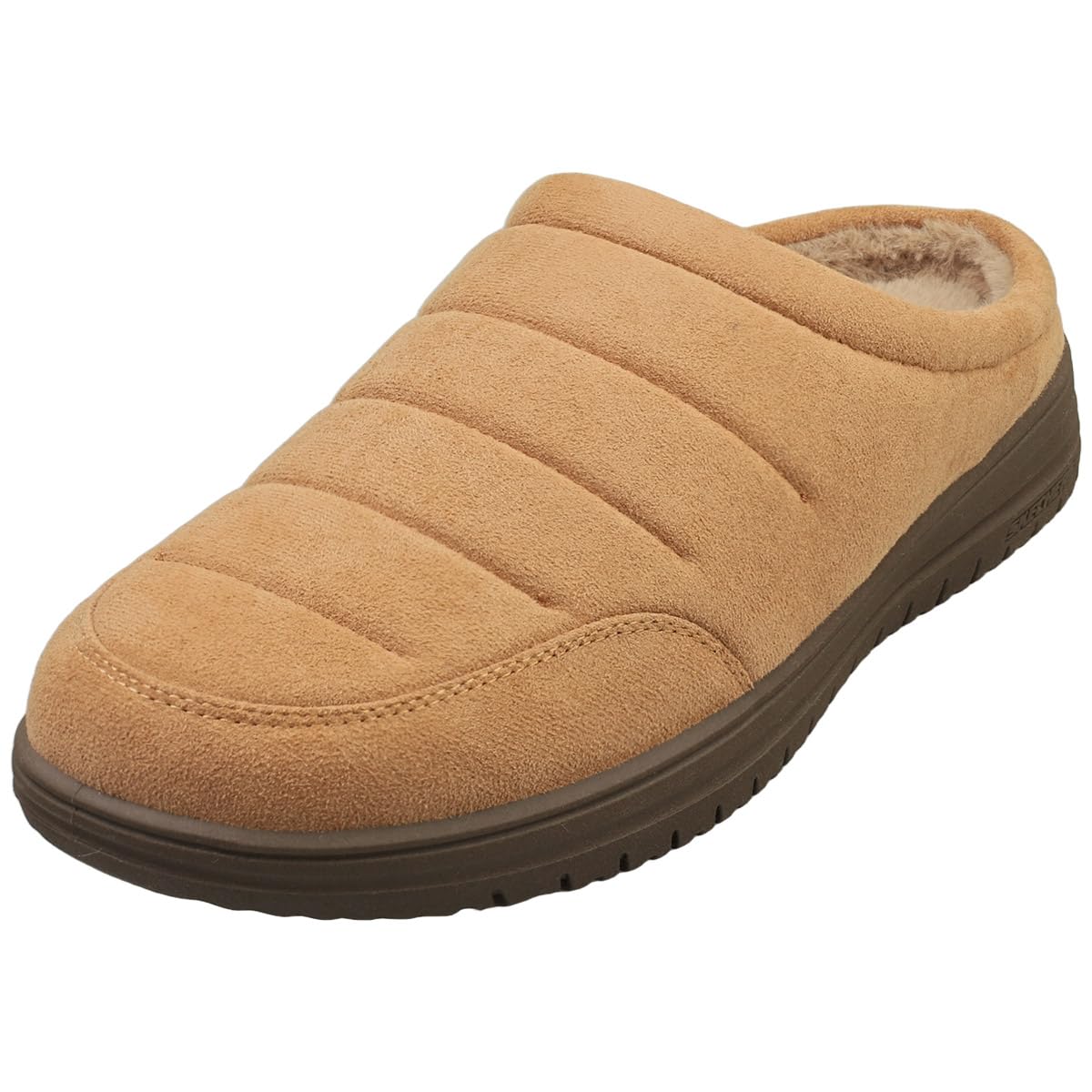 Skechers Men's Murette Garvanza Slippers, Tan Microfiber, 7.5 UK