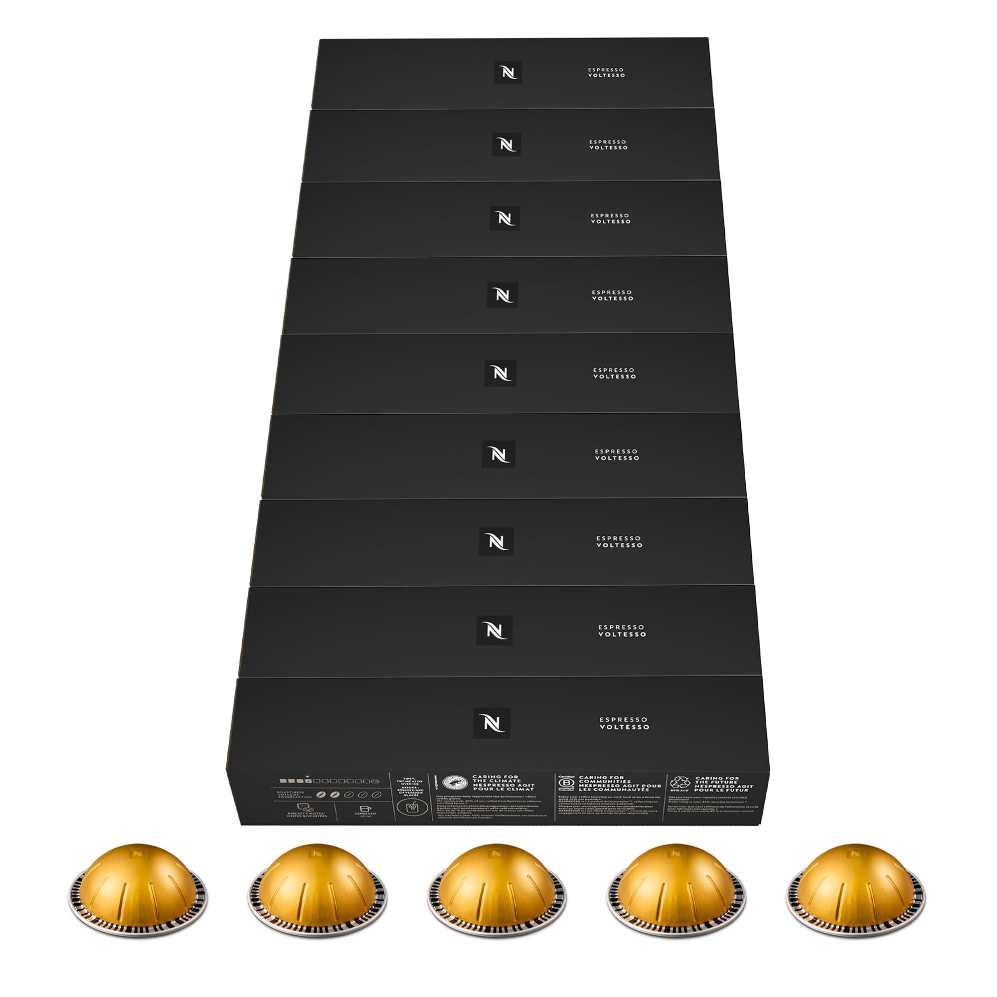 Nespresso Vertuo - Voltesso - pack 90 capsules - intensité 4