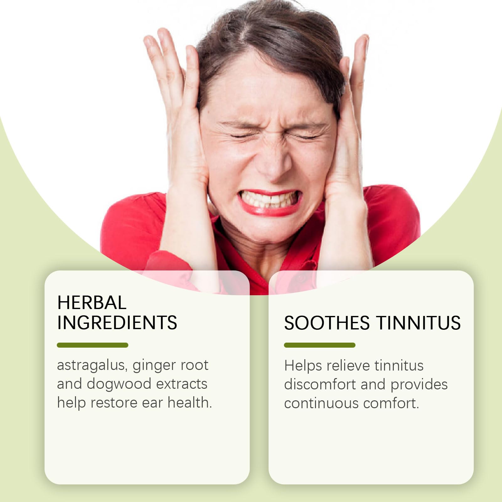 Tinnitus Relief for Ringing Ears - Ear Drops to Reduce Noise, Soothe Clogged Ears and Promote Clear Hearing, Gentle Formula（60ML/2FL.OZ) — view 2