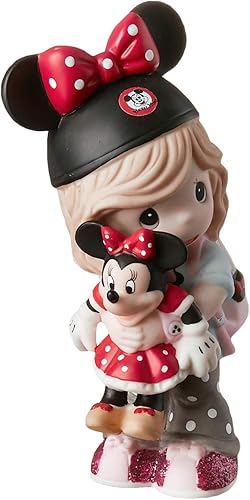 Precious Moments Disney Showcase 191063 - Figura de entusiasta sentimental de Minnie Mouse, recuerdo coleccionable de porcelana