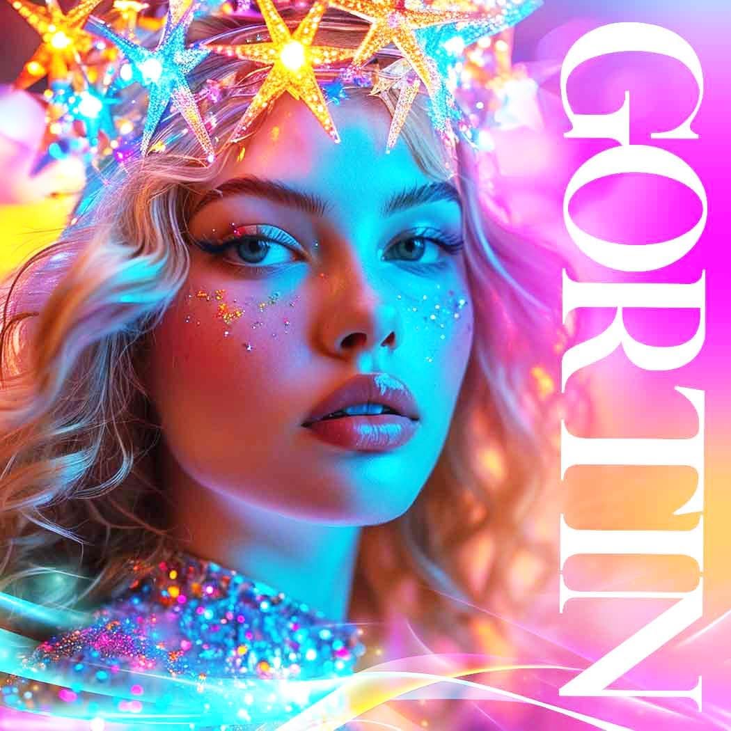 GORTIN Light up Star Headband Silver Glowing LED Headbands Star Costume Headpiece Hair Accessories for Women - Image 3