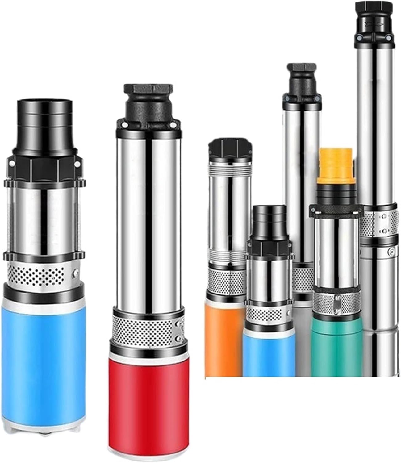 1pc deep well pump: 12V/24V/48V/60V/72V water pump,high head submersible pump booster pump(DC72V15M900W)