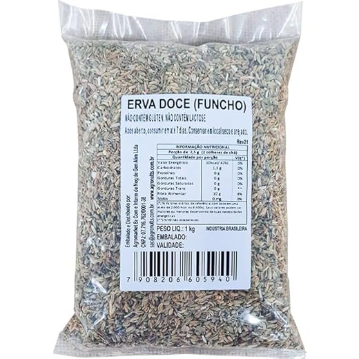Erva Doce 1Kg Funcho Agronutts