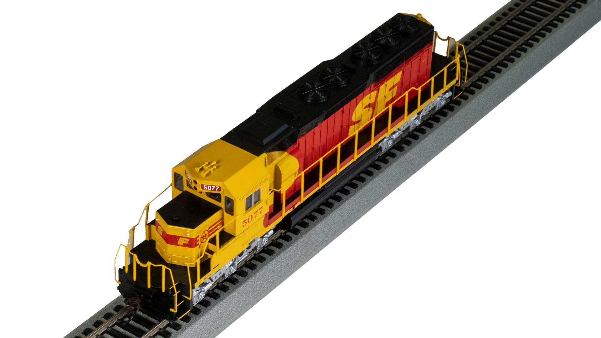 Bachmann Trains - SD40-2 DCC Locomotora diésel equipada con valor de sonido - Santa FE #5077 (rojo y amarillo) - Escala HO