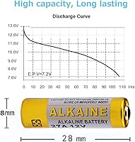 Vista 4 de LiCB A27 27A 12V Batería alcalina (paquete de 5)
