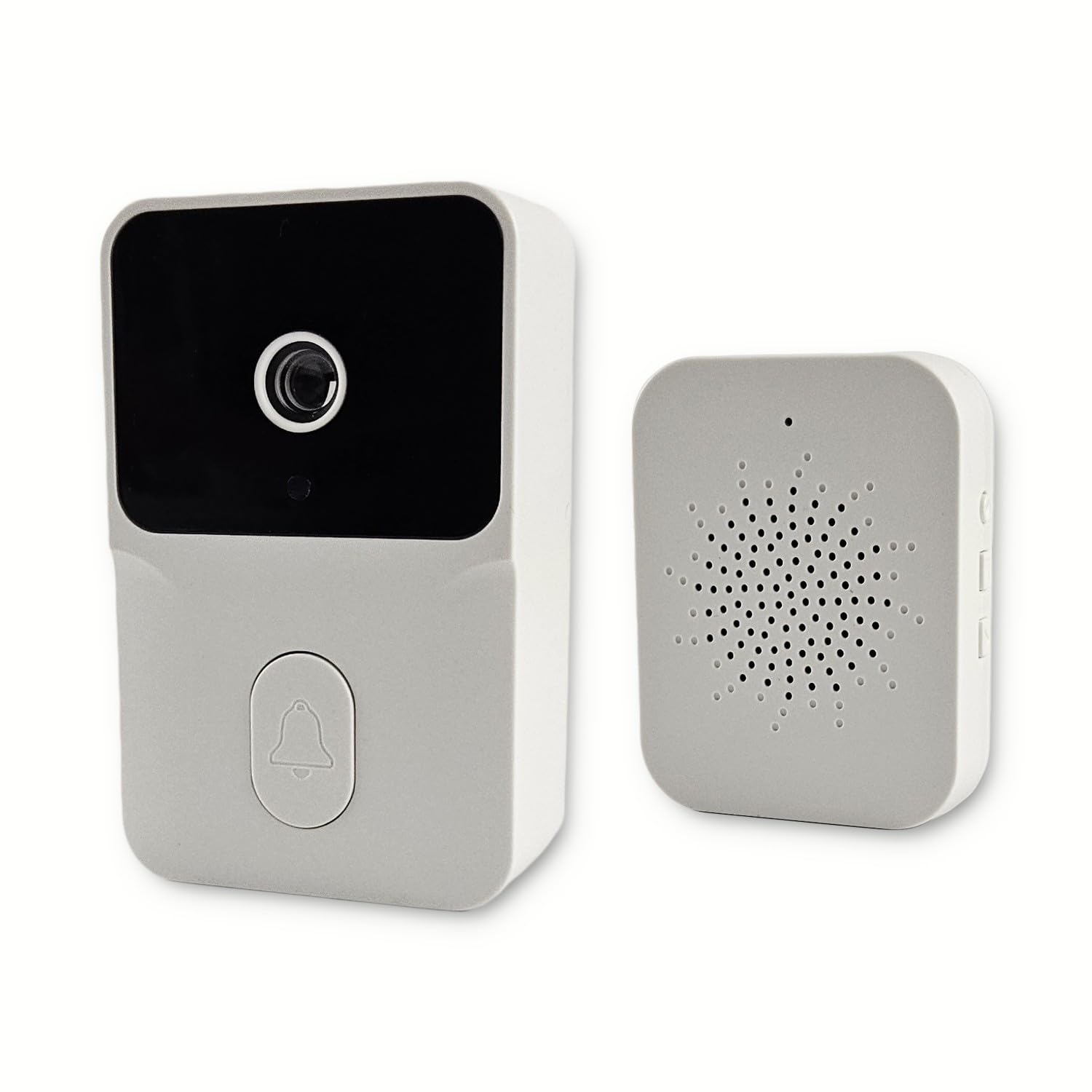 Sonnette portier SomLife app tuya smart life autonome sans fils alerte direct smartphone, vision nocture carillon fourni
