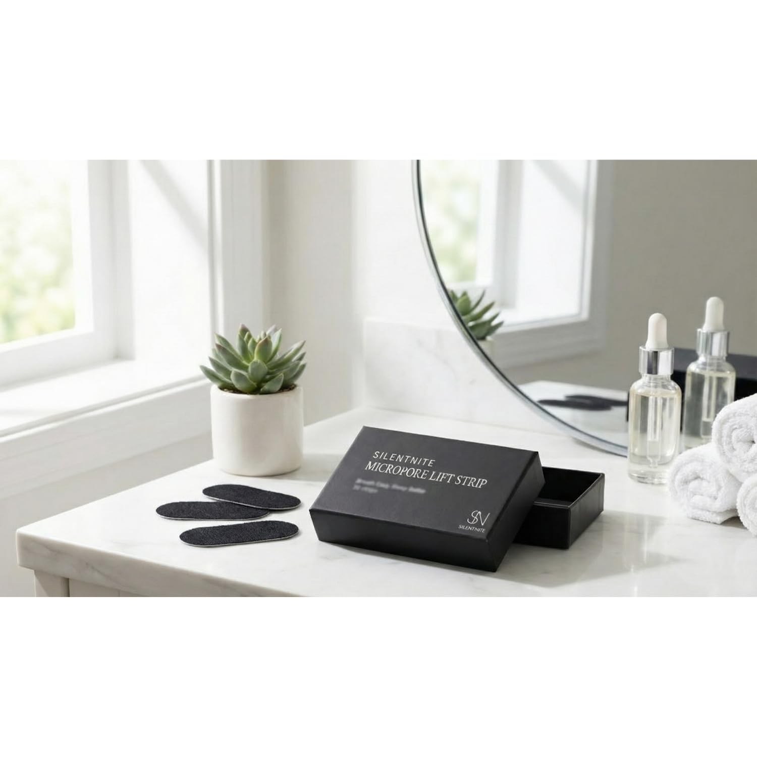 MICROPORE Lift Strips – 30-Pack | Comfortable, Multi-Functional, Hypoallergenic Adhesive Patches for Daily Use | Gentle Support for Face, Body & Sensitive Skin