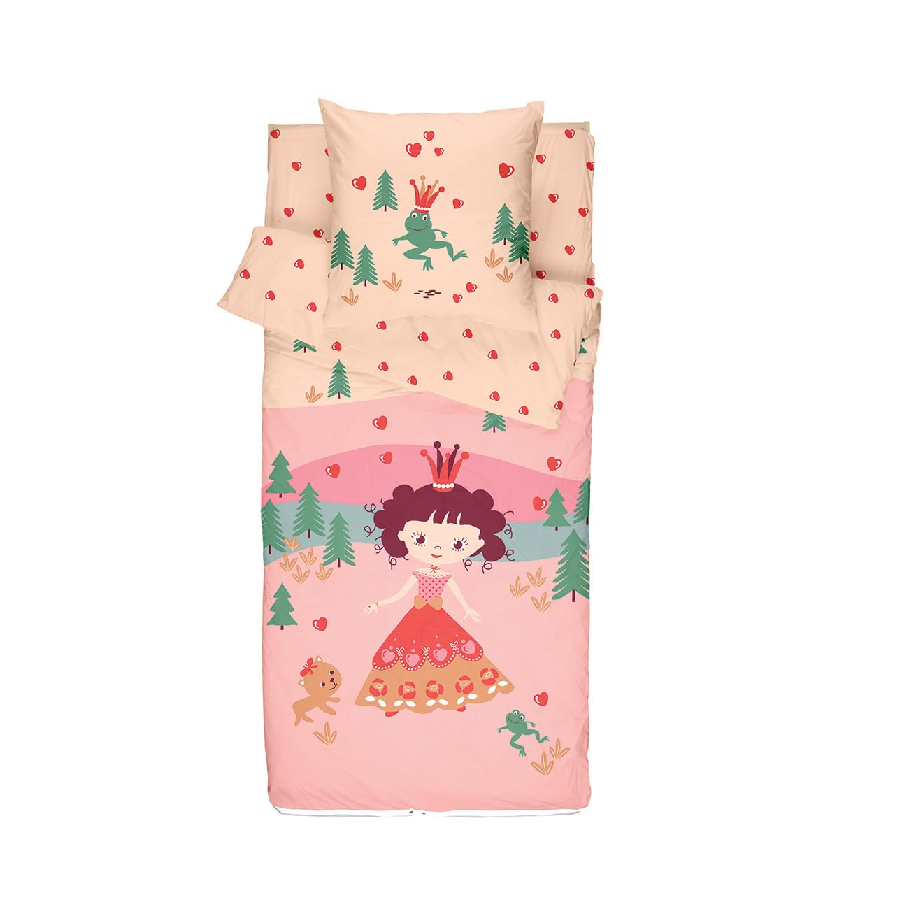 Parure de lit enfant Tiana coton pour des nuits douces et magiques