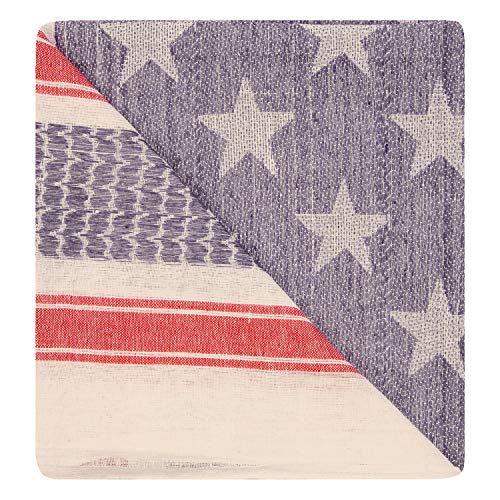 Image of Mato & Hash Stars And Stripes Military Shemagh Tactical 100% Cotton Scarf Head Wrap