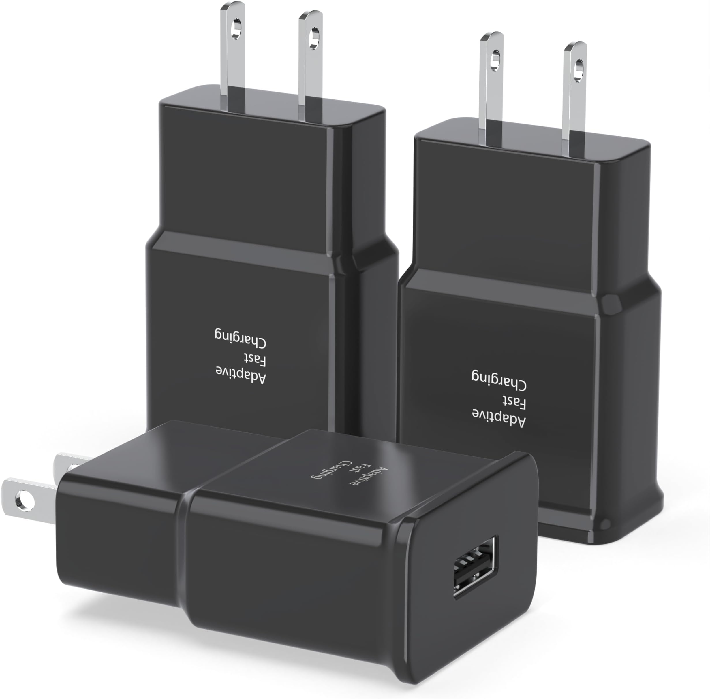 Fast Charging Block for Samsung Android USB Wall Charger Plug Adapter Compatible with Samsung Galaxy S24/ S23 S22/ S21/ S20/ S10/ S10e/ S9 Plus/ S8 / Note 10/ Note 9/ Note 8/ LG G5 G6 G7 3Pack