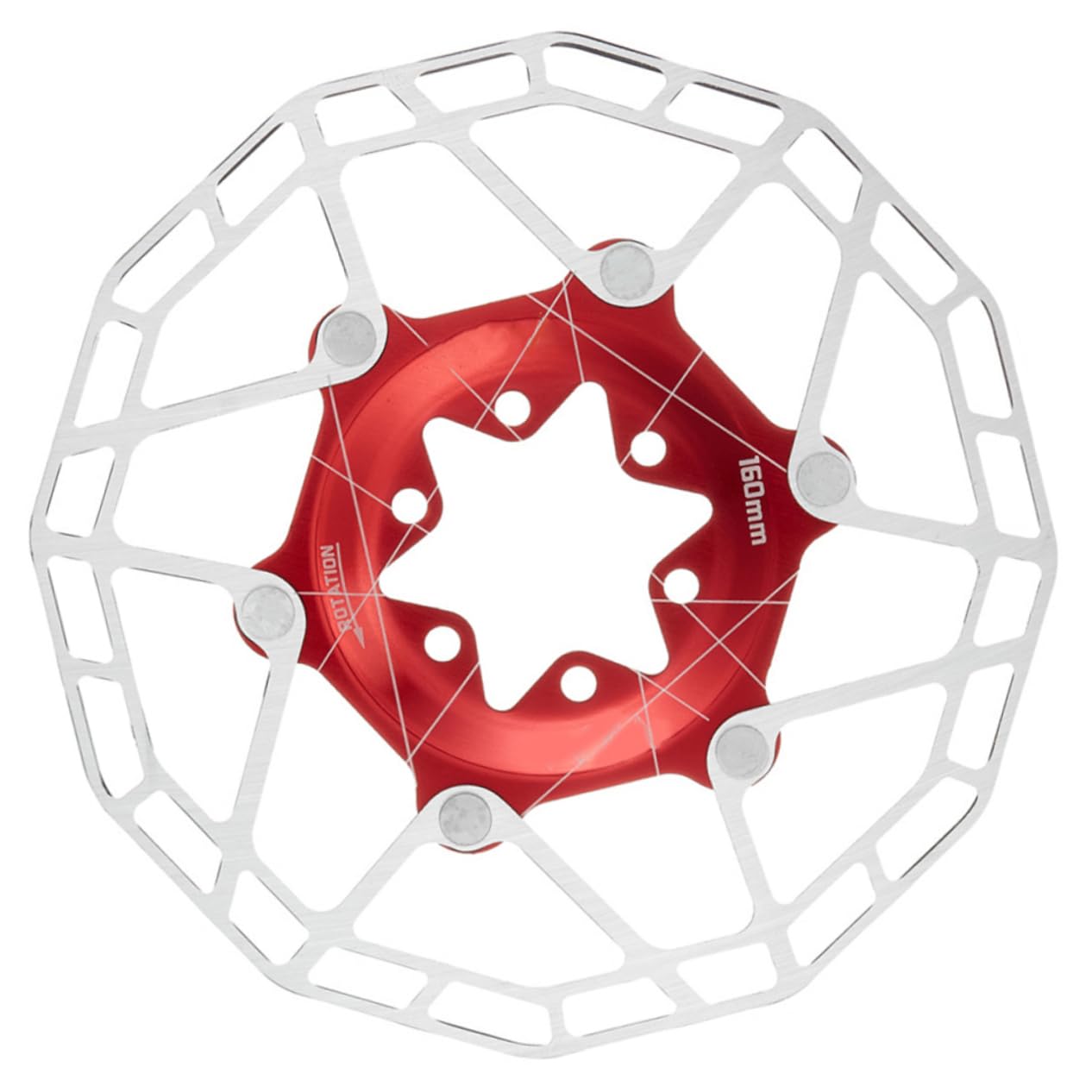 GRIRIW Colored Floating Disc Brake for Mountain Bikes Lightweight Brake Rotor with Design Durable for Optimal Performance