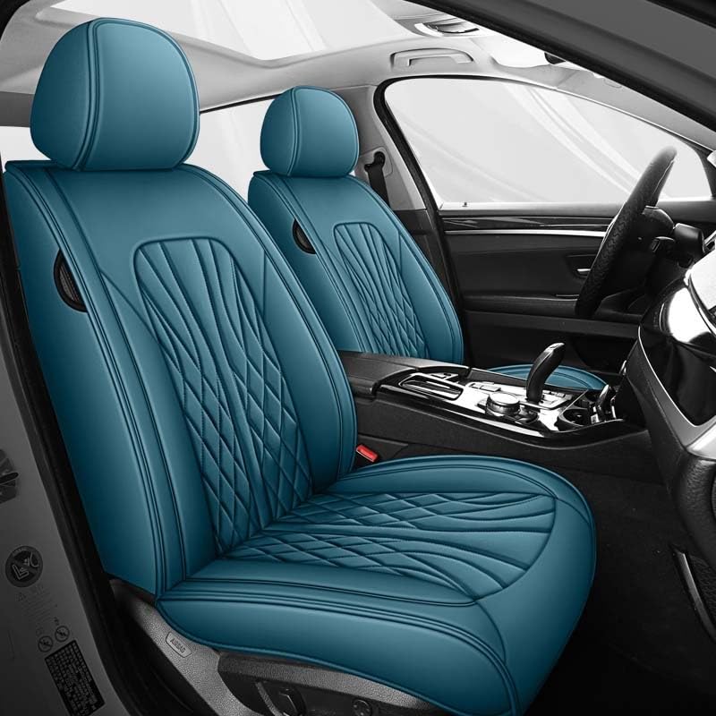 Housse de siège voiture universelle antidérapante et rembourrée en simili cuir
