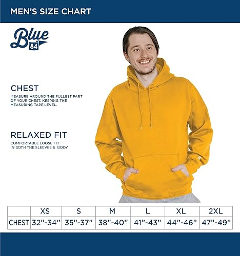 Miniatura 4 de Blue 84 Sudadera con capucha para hombre, color del equipo, fútbol