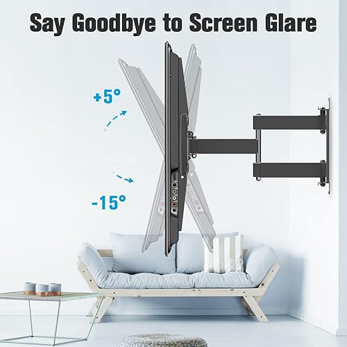 Miniatura 2 de Mounting Dream Soporte de pared giratorio e inclinable para TV de movimiento completo para la mayoría de televisores de 42 a 70 pulgadas MD2296,