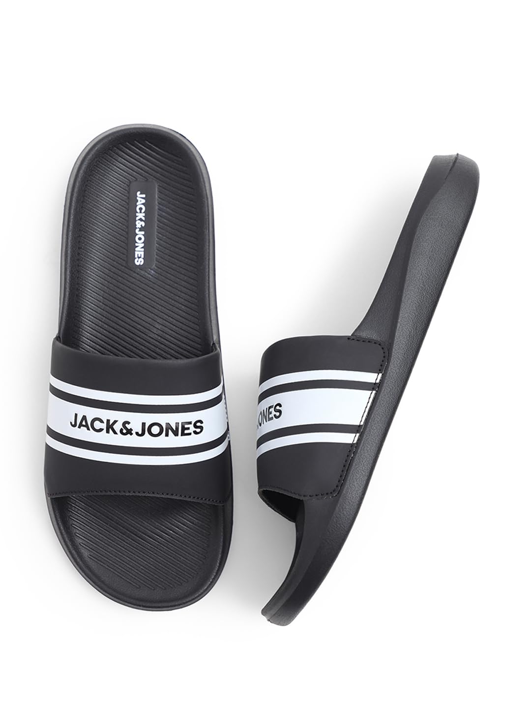 Jack & Jones Black Pool Sliders (B0DCVJTPJT) Amazon Price History, Amazon Price Tracker