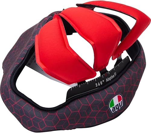 Agv Forro para Casco Pista GP RR - Sm - NegroRojo