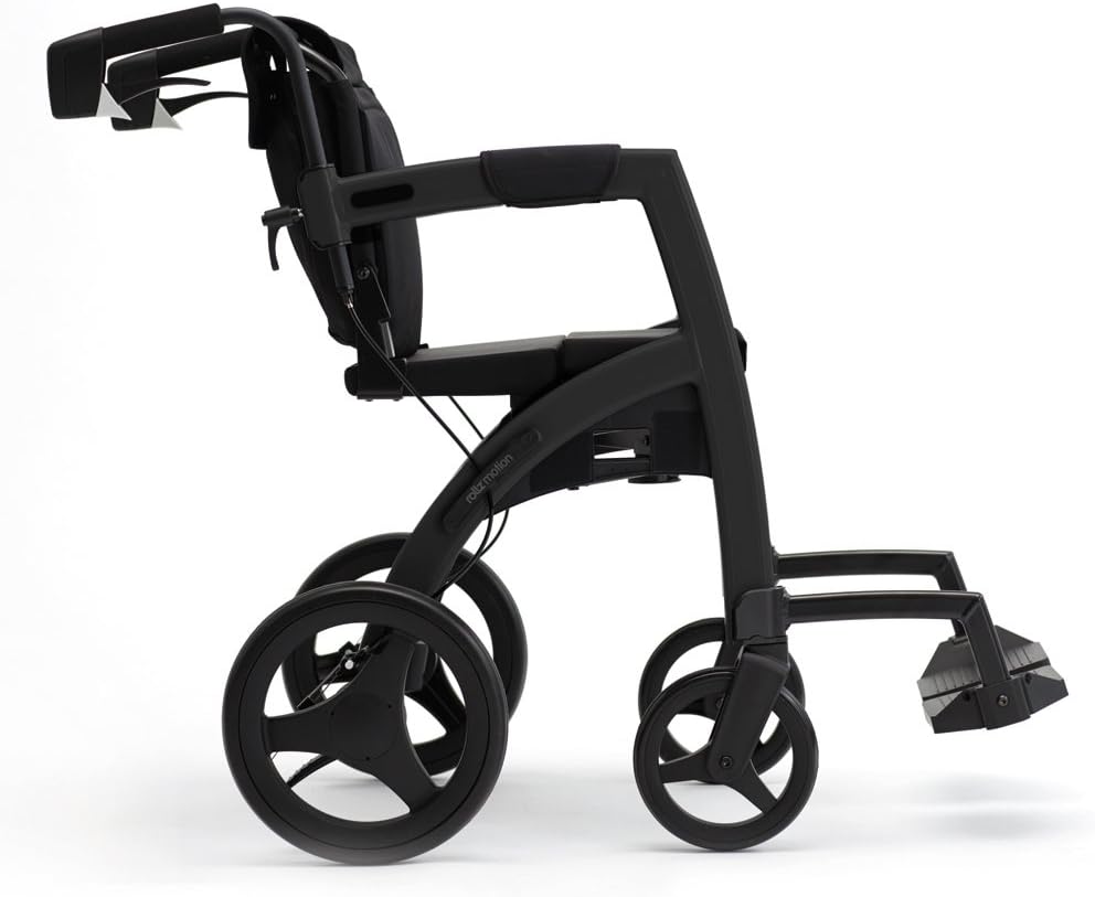 Samping view of Rollz Motion in transport chair mode