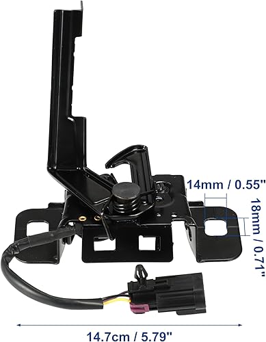 Miniatura 6 de ACROPIX Reemplazo de bloqueo de capó de automóvil para Chevrolet Cruze 2012-2016 NO.95463828 - Paquete de 1 negro