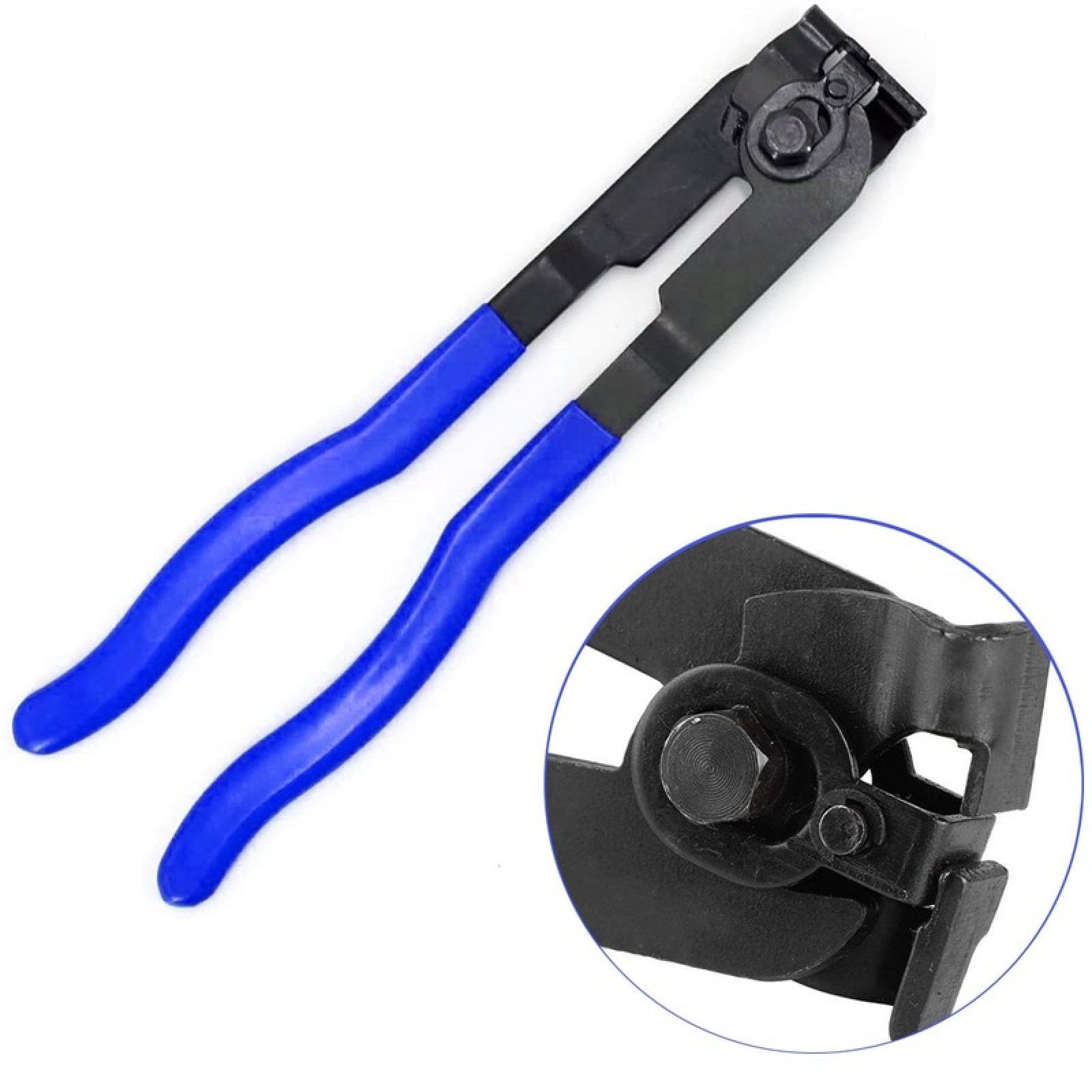Abrazaderas de manguera de una sola oreja, sin escalonamiento, de acero inoxidable 304, de 5,8 a 23,5 mm (45 unidades con alicate), 45/80 unidades