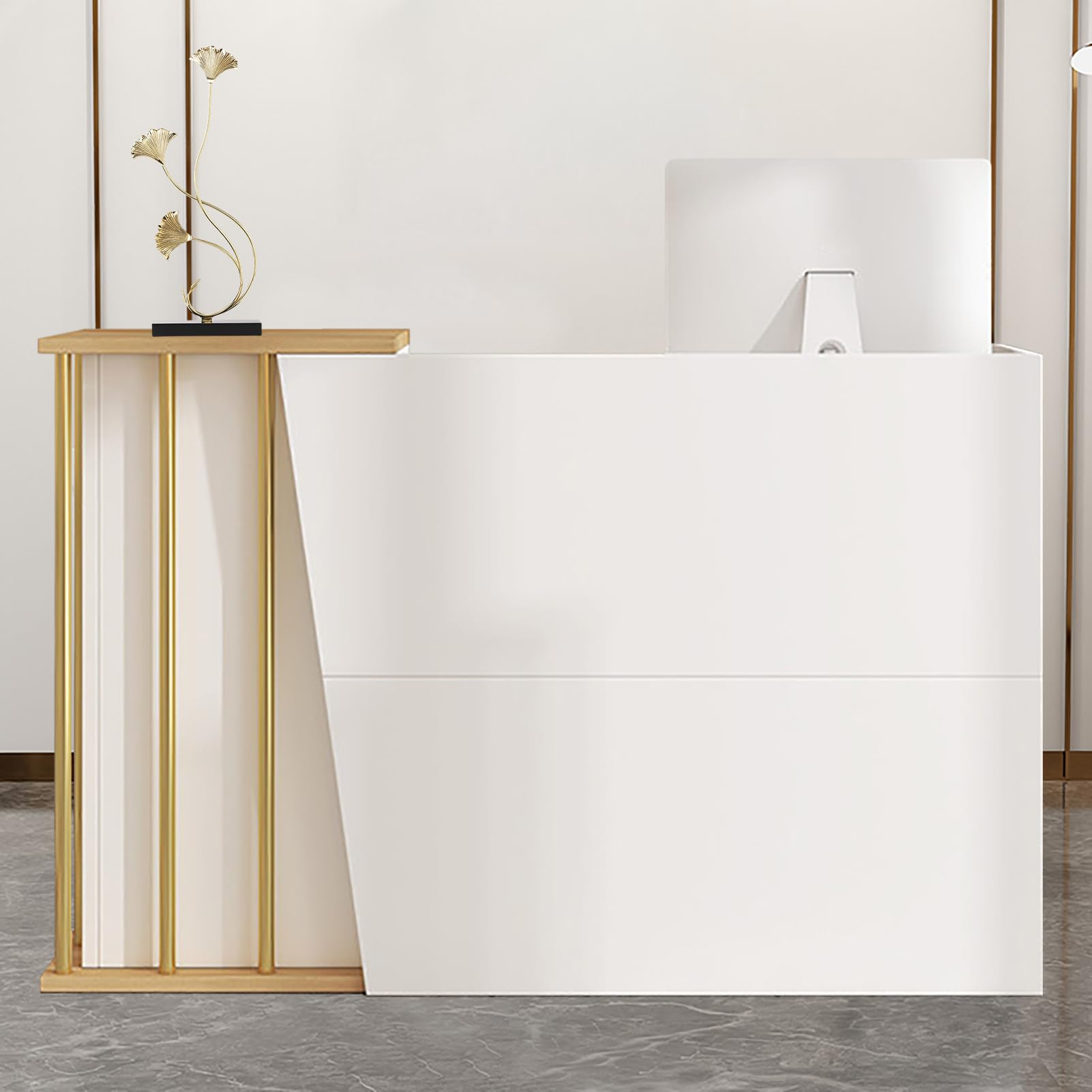 Comptoir caisse commerce 120 cm GAOXIAO pour accueil bureau