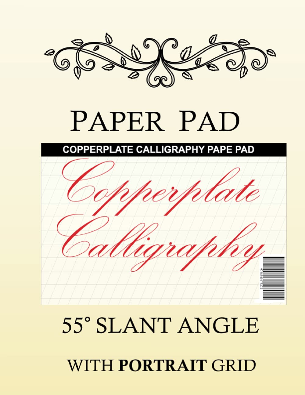 Buy ASK Copperplate Calligraphy Portrait Paper Pad with 55 degree Slant