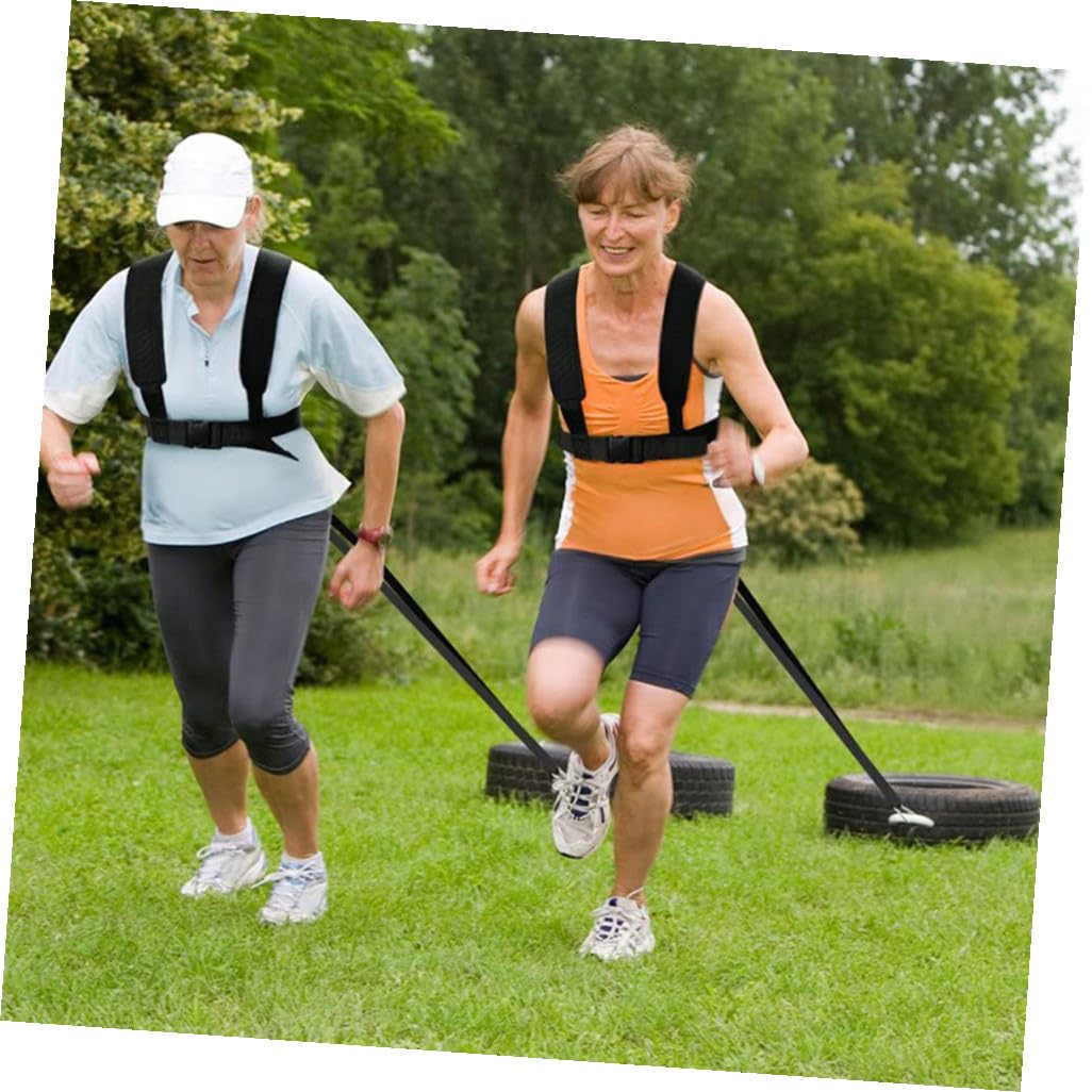 Cuerda de Entrenamiento de Yoga 1 Juego Negra de Tejido para Fitness