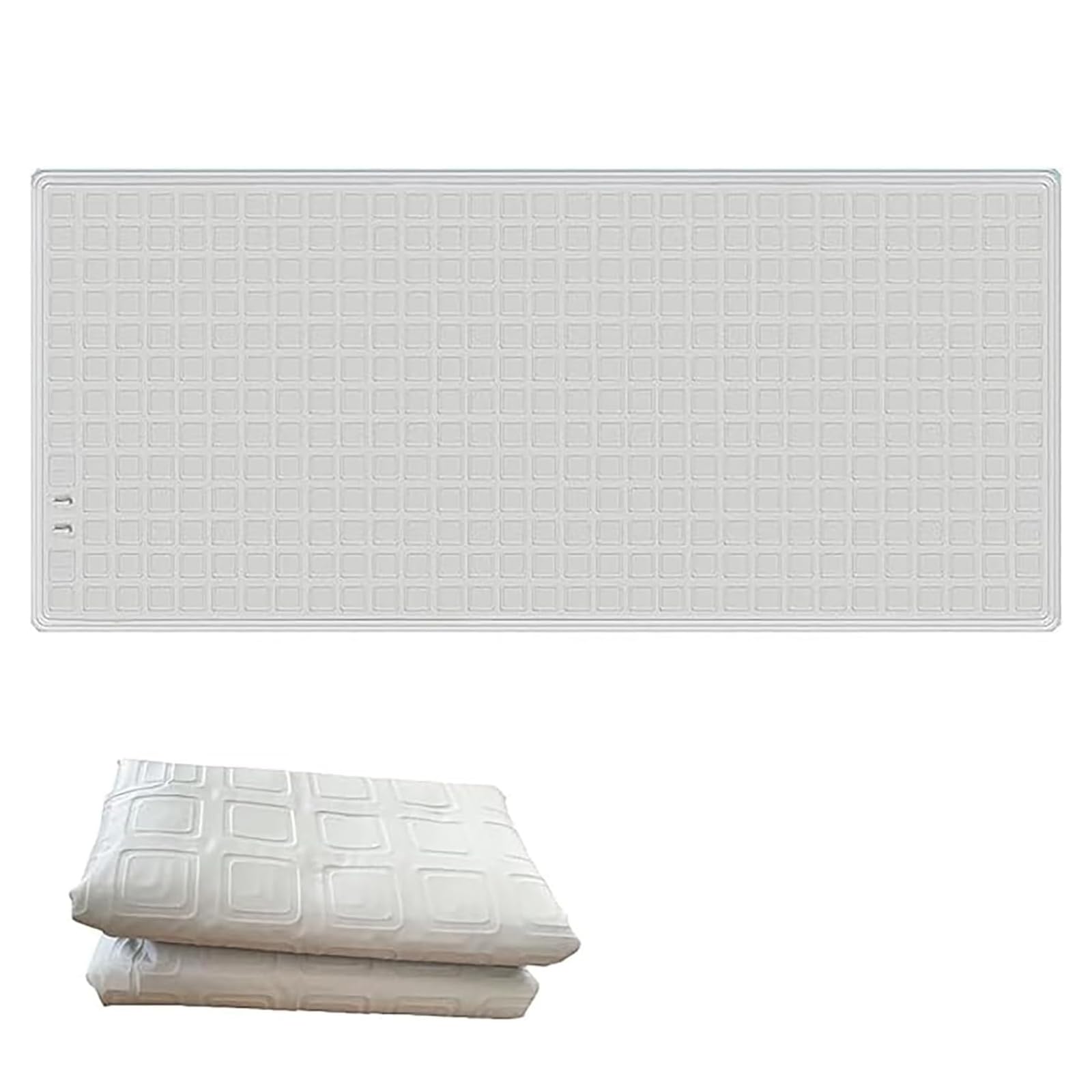 Foldable Replacement Water Circulation Cooling Mattress Pad, Flowing Chilled Water Cool Feel Bed Mat, Cold Cooling Water Bed Topper,Grey,160x70cm