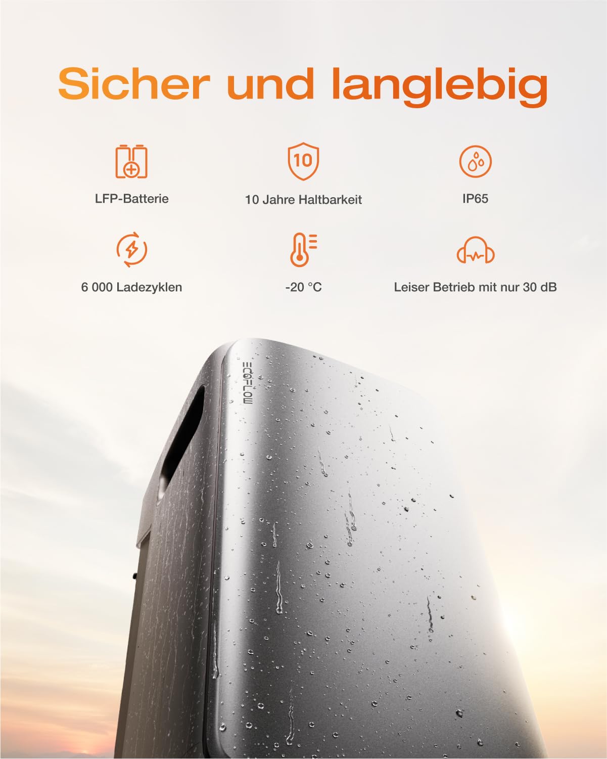 ECOFLOW Stream Max 1,92kWh 0% VAT, Balkonkraftwerk mit Speicher, 2 MPPT 1800W Solareingang, 1200W bidirektional, Single AC-Anschlüsse, bis zu 11,52kWh Kapazität, 6000 Zyklen, Plug&Play