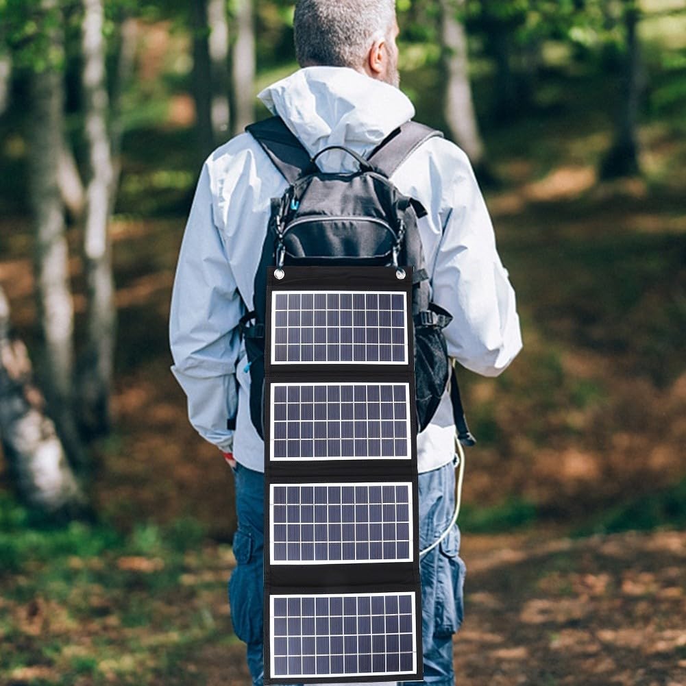 Panel Solar Plegable 21W Monocristalino USB Dual(EVA-4 Discount)