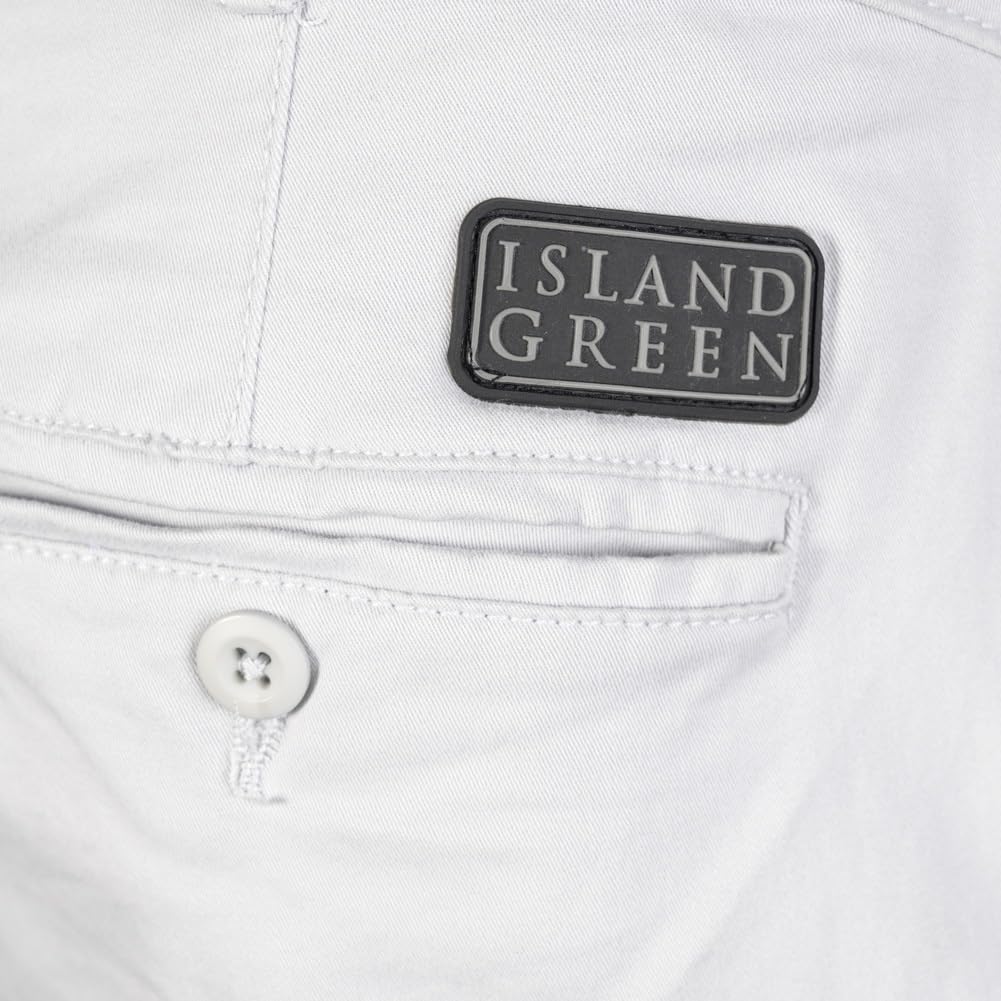 Island Green Stretch Cotton Chino Trousers Pantalon de Golf Homme