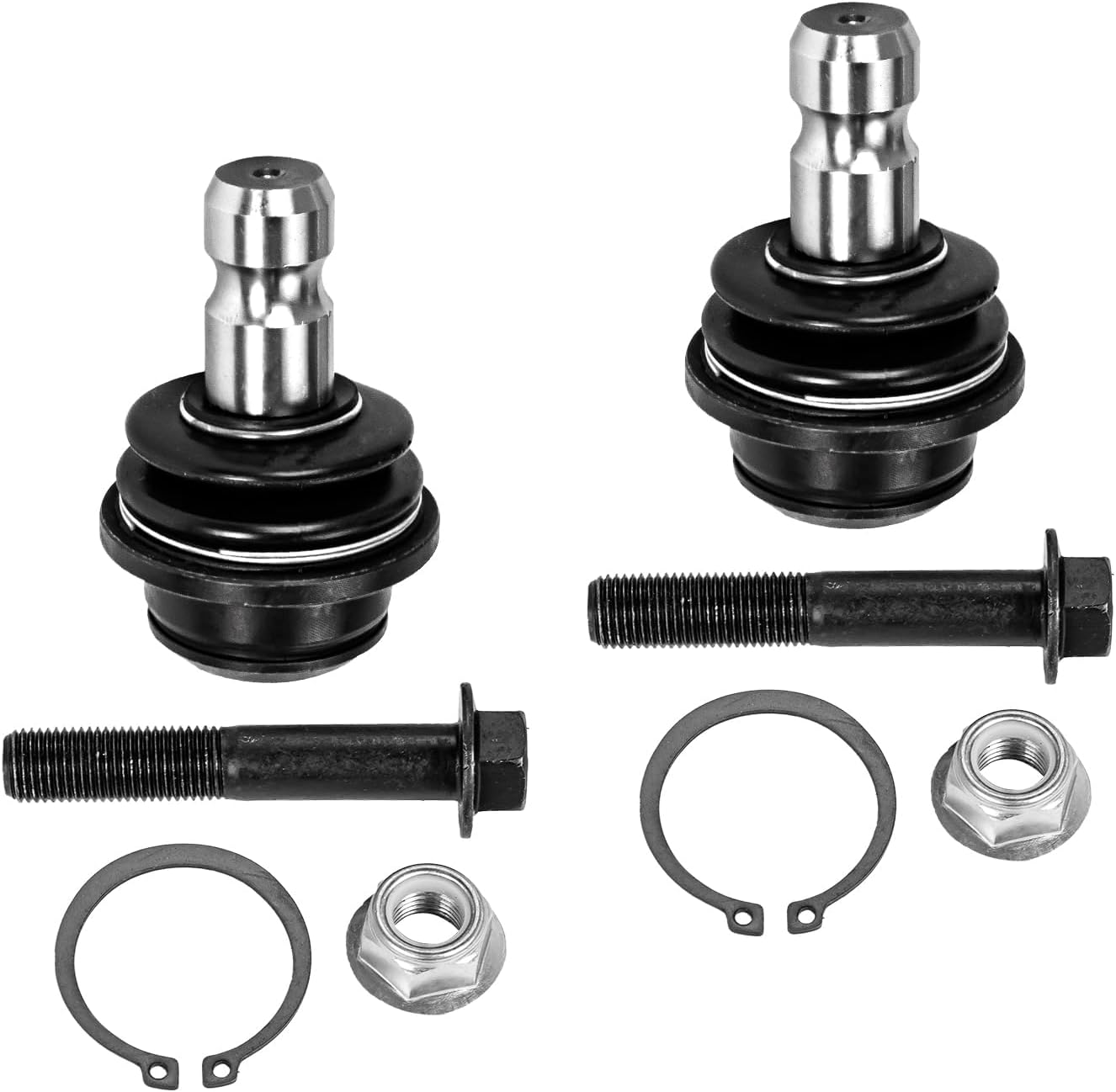 Detroit Axle - Front 9pc Rack and Pinion Kit for Nissan Titan Pathfinder Armada infiniti QX56, 1 Power Steering Rack and Pinion Assembly 2 Outer Tie Rod Ends 4 Ball Joints 2 Sway Bars Replacement