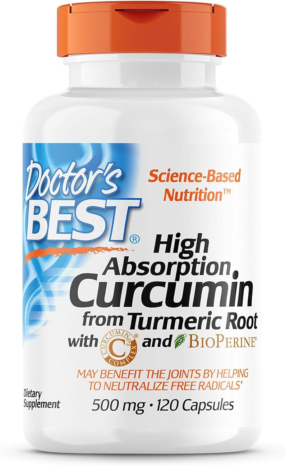 Dr Best, High Absorption Curcumin, from Turmeric Root,120 Capsules, 500mg