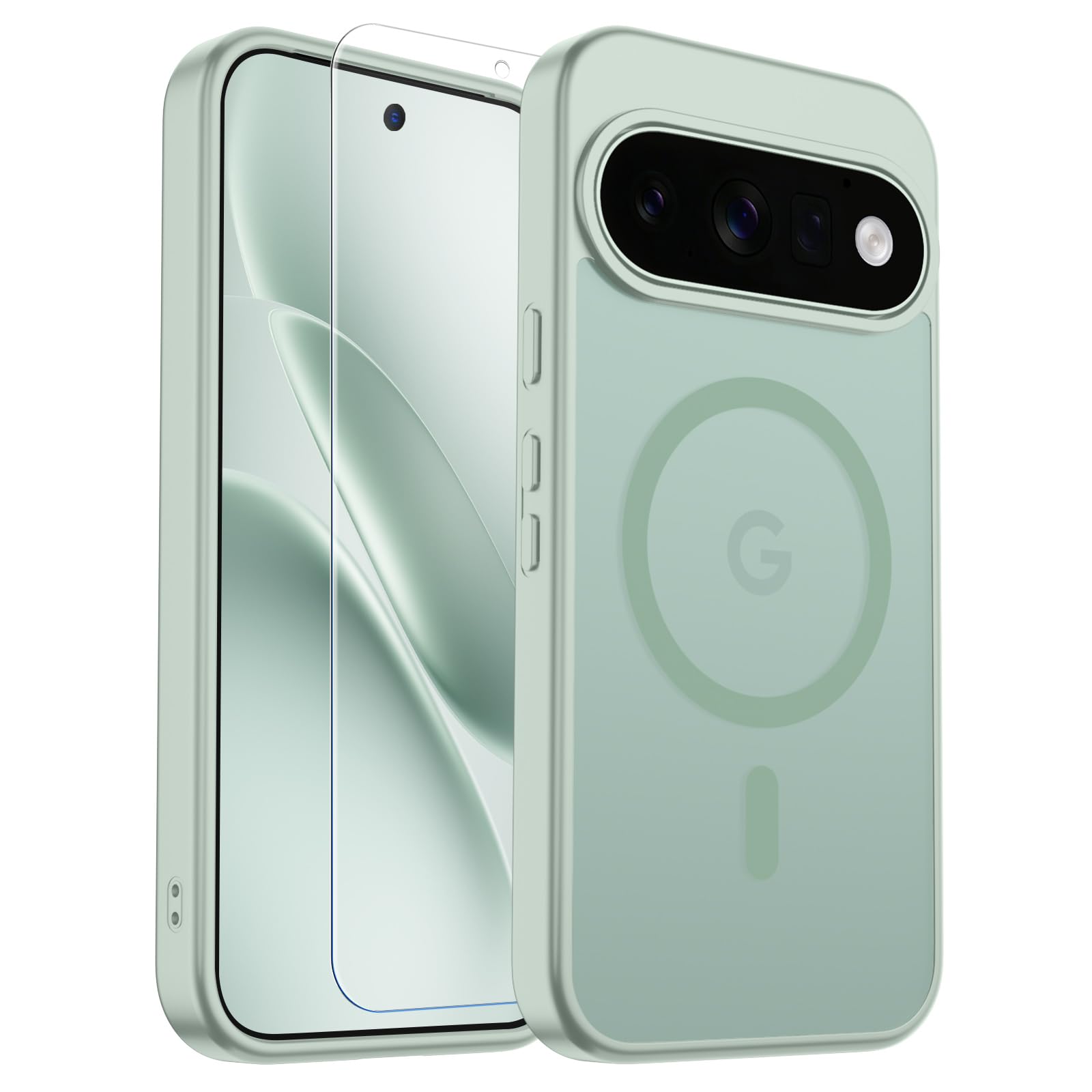 SUPFINE Magnetic for Google Pixel 11 Pro Case - Light Green