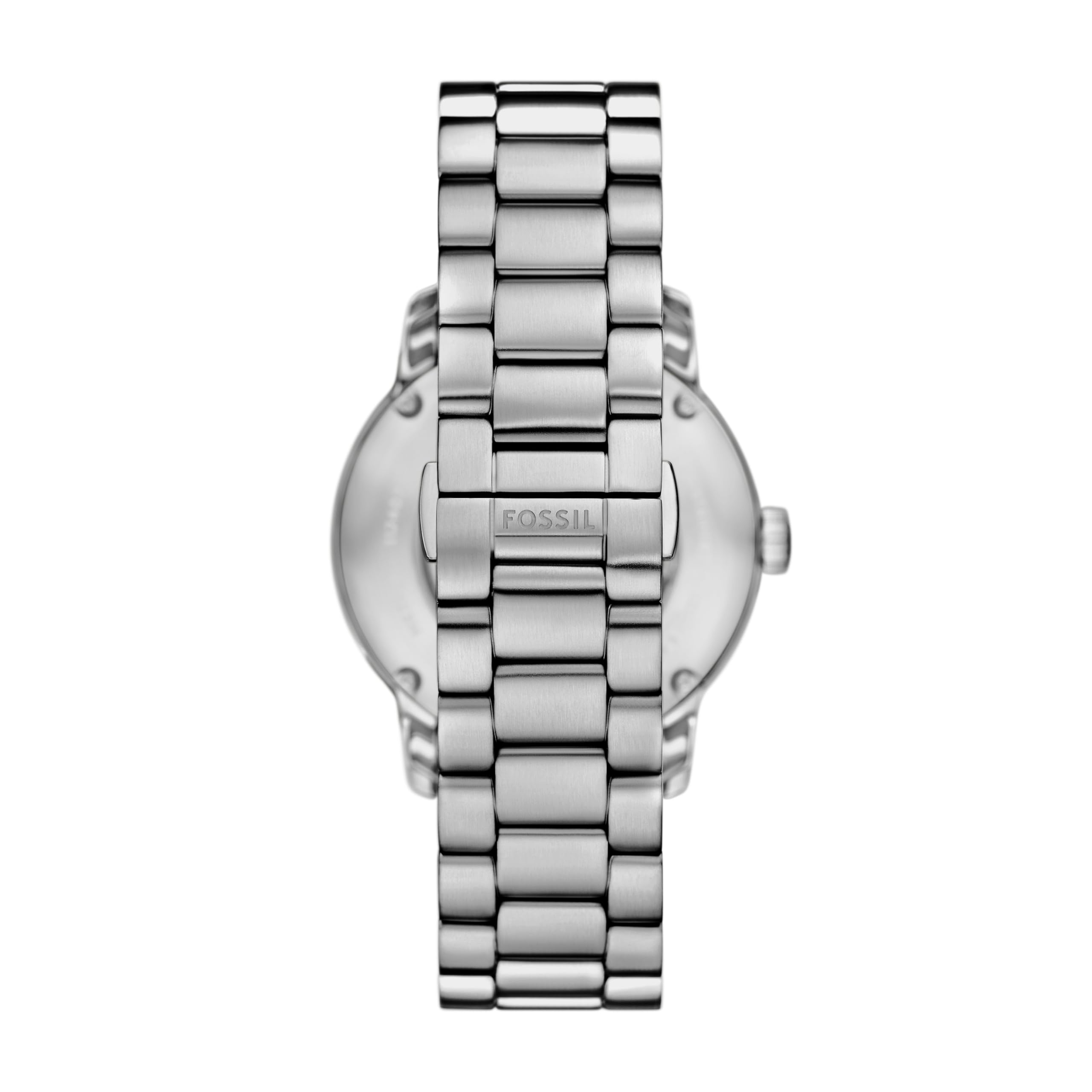 Fossil Reloj Analógico para Hombres de Automático con Correa en Acero Inoxidable ME3262