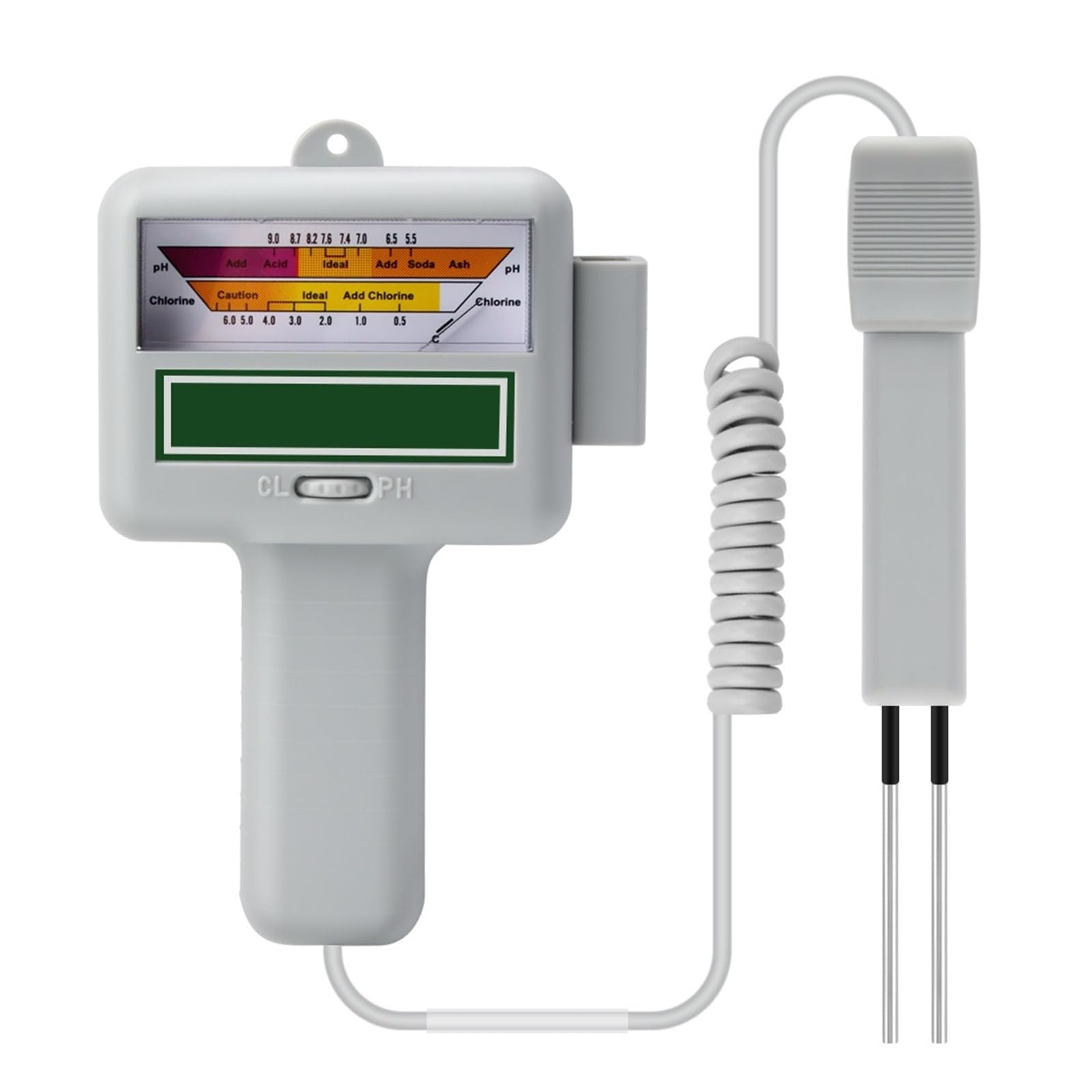 Misuratore Di Cloro PH 2 In 1 0,5~6,0 Ppm Tester Di Livello For Piscina Analizzatore Portatile For Monitor Della Qualità Acqua For Piscina Spa Acquario