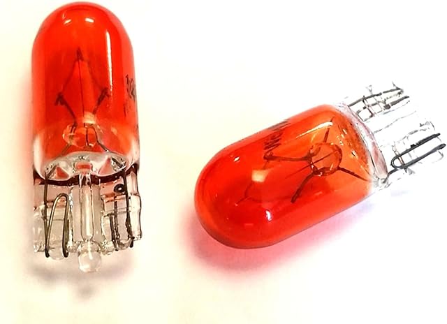 XtremeAuto® 12V Light Bulbs 25MM - 501 - Indicator Orange/Amber x 2 Pack