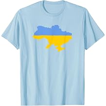 Ukraine Map Ukrainian Flag T-Shirt