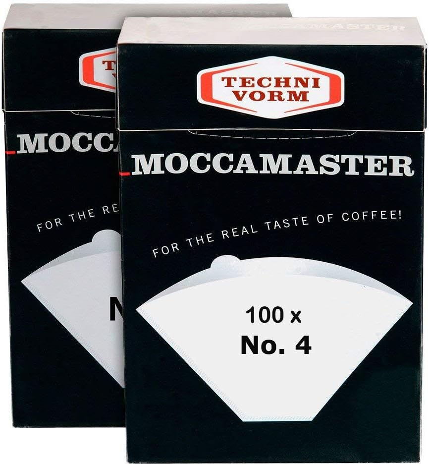 85022 Moccamaster #4 Paper Filters, White (2)... (Original Version)