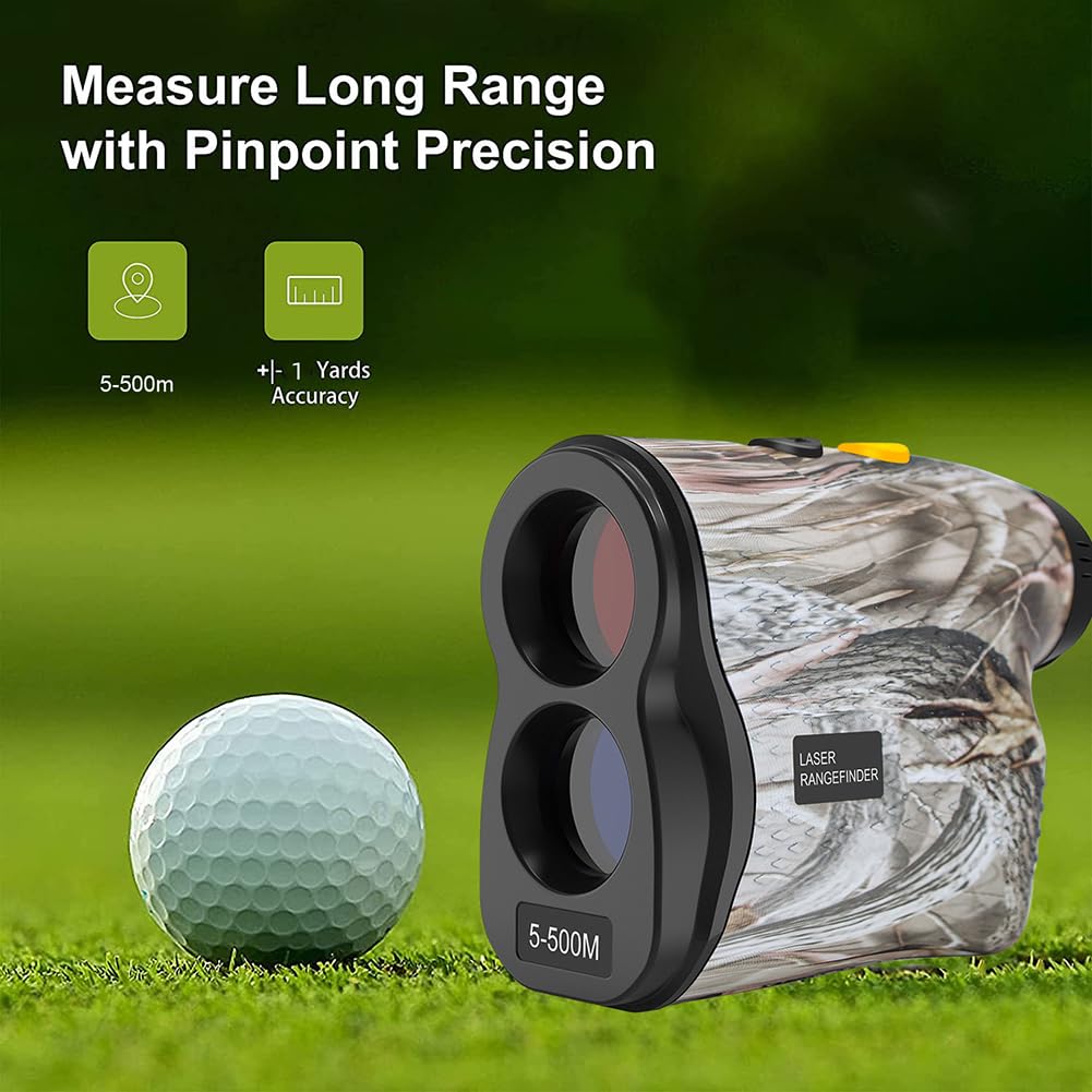 FUBESK 500m Digital Golf-Monocular Range Finder Distancia Medida Caza Telémetro
