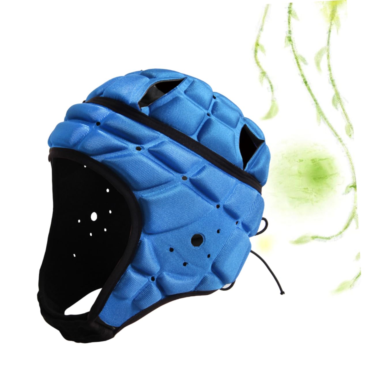 Sosoport Casco Rugby Adulto 2 Pz Copricapo Imbottito Capo Guardia Berretto Di Mischia Casco Da Calcio Per Bambini Pallone Da Calcio Per Bambini Berretto Rivestimento Pattinaggio a Rotelle