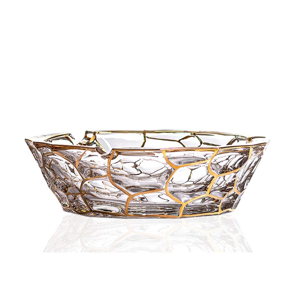 Cendrier en verre moderne pour soirees de detente sur le balcon