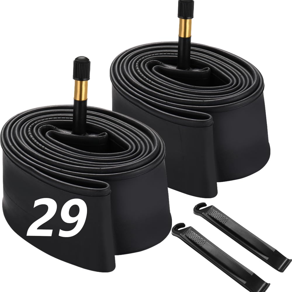 29x1.95/29x2.10/29x2.125 inch Bike Tube with AV48mm Schrader Valve Mountain Bike Inner Tubes Premium Butyl Rubber Bicycle Tube 2 Pack 29 inch?E-Bike Tube