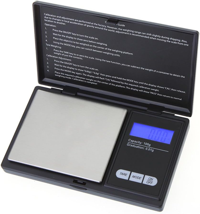 100g 0.01g LCD Digital Pocket Scale Jewelry Gold Gram Balance Weight Scale