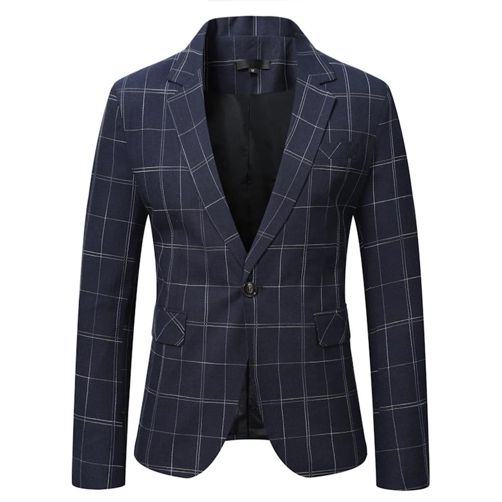 Haut de costume slim pour homme actif idéal pour le bureau et les sorties en hiver