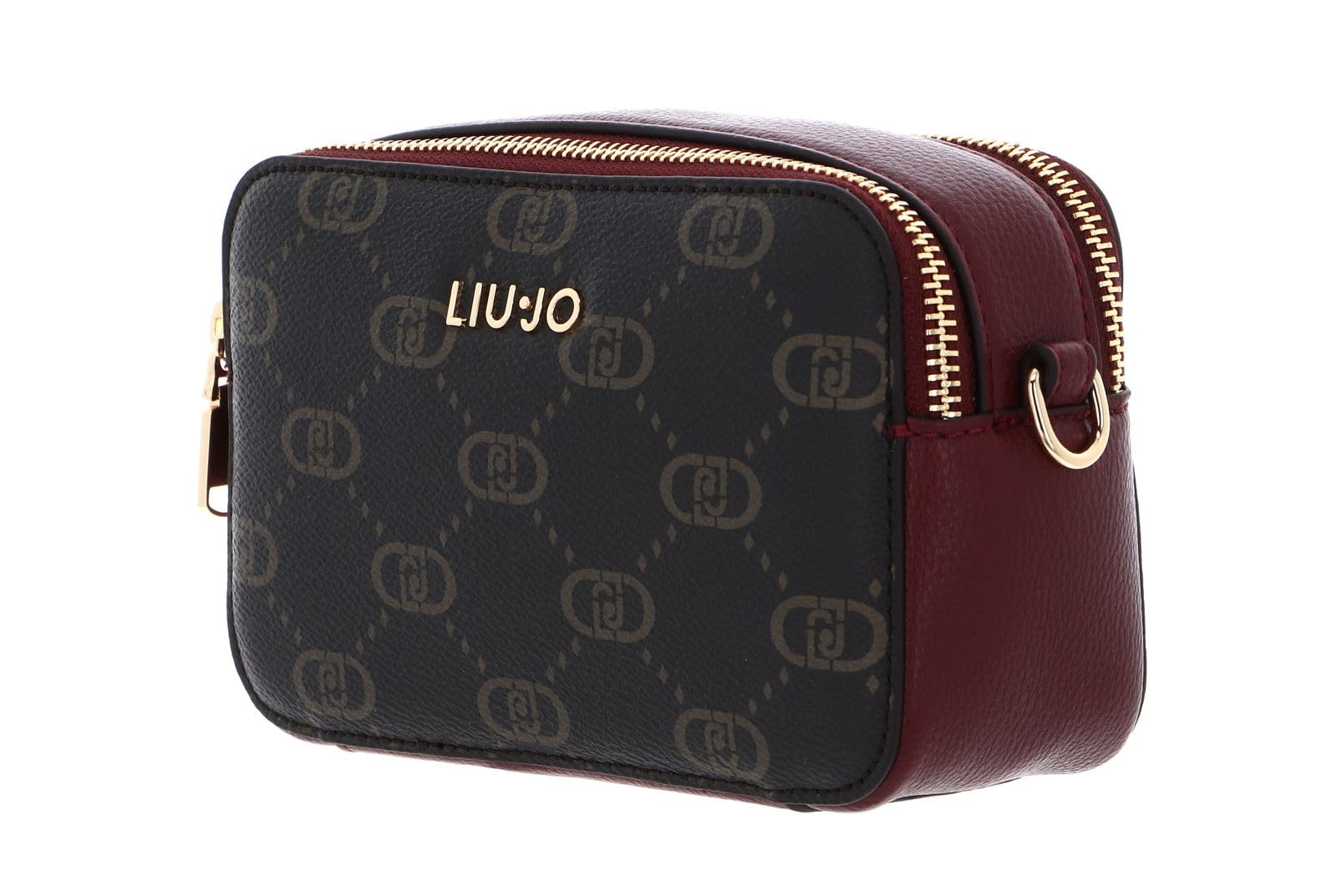 Liu Jo bolso bandolera bolso de hombro Ridhi ECS Camera Case Red Wine marrón oscuro