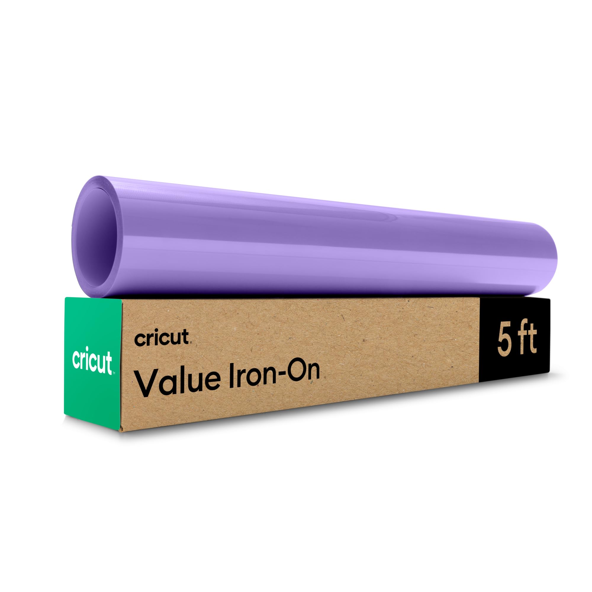 Cricut HTV Heat Transfer Vinyl | 1.5 m | Lilac | Iron-On HTV Vinyl for Fabric, Perfect for Custom T-Shirts & DIY Clothing