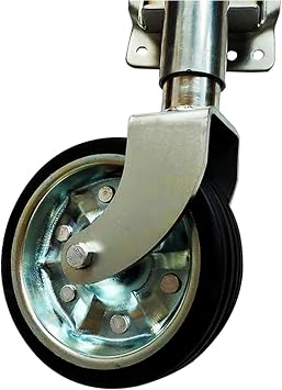 Boat Trailer Jack - Trailer Jack Wheel, Folding Jockey Wheel Support, Heavy-Duty Trailer Tongue Jack,1500 Lbs Capacity, 10.2 Lift,8 Steel Rim Wheel, for Boat, Motorhome, Yacht, Caravan